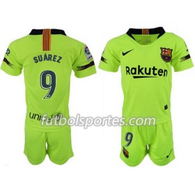 Camisetas FC Barcelona SUAREZ 9 Niños Segunda Equipacion 2018/2019